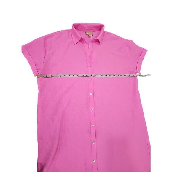 Show Me Your MuMu Buoy Button Down Dress Sz M - Picture 9 of 9
